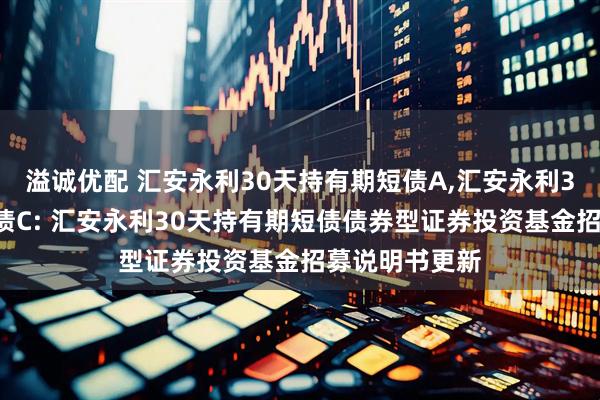 溢诚优配 汇安永利30天持有期短债A,汇安永利30天持有期短债C: 汇安永利30天持有期短债债券型证券投资基金招募说明书更新